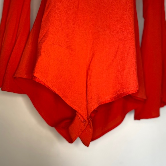 Forever 21 orange romper❤️ - Picture 3 of 4